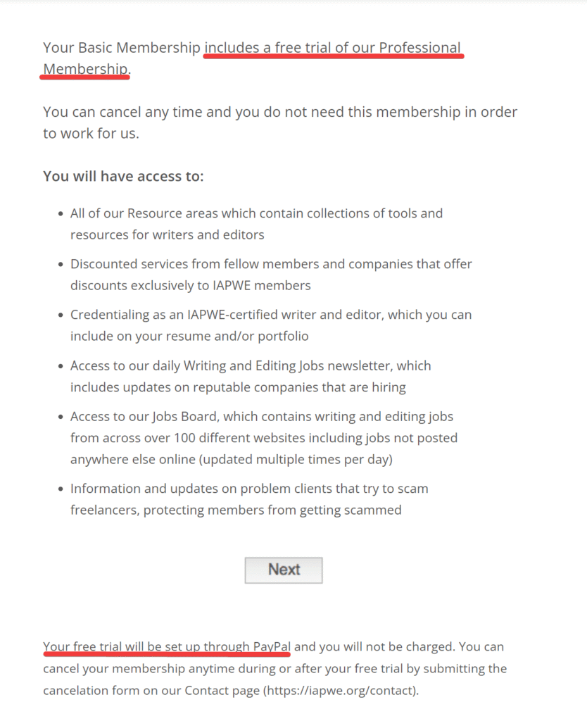 IAPWE free membership